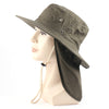 CAMOLAND Women Summer Sun Hats With Neck Flap Outdoor UV Protection Fishing Hat For Men Bucket Cap Wide Brim Hiking Hats