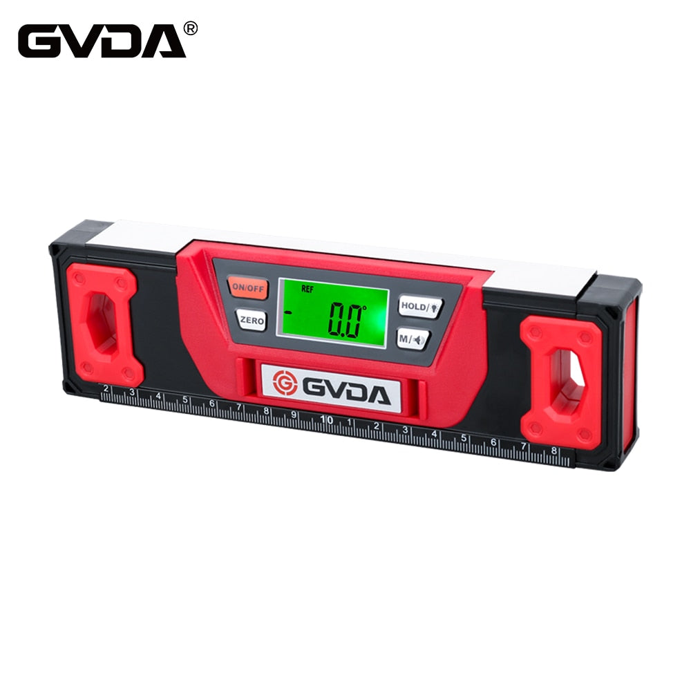GVDA Digital Spirit level Bubble Magnetic Electric Level 360 degree Angle Finder Protractor Inclinometer Horizontal Scale Ruler