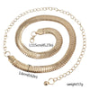 Fashion Simple Chain Belt Women Lady High Waist Gold Belts Waistband For Party Jewelry Dress Metal Chain Belt