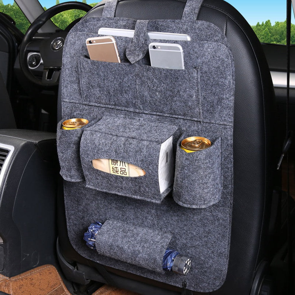 IKSNAIL Car Rear Seat Back Storage Bag Universal Backseat Holder Pocket Organizer Car-styling Protector Car Accessories Supplies