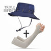 New Summer Mesh Breathable Bucket Hats Men's Outdoor Fishing Mountaineering Sun Hat Casual Foldable Adjustable Male Panama Hat