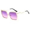 Oversized Square Sun Glasses Ladies 2021 New Luxury Pearl Sunglasses Women Brand Designer Fashion Shades big Square