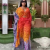 2 Piece Set Women Africa Clothes 2021 African Dashiki New Fashion Two Piece Suit Long Tops + Wide Pants Party Plus Size For Lady