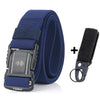 Elastic Men Belt Alloy Magnetic Buckle Outdoor Working Tactical Belt For Jeans Pants Casual Stretch Overalls Male Waist Belt New