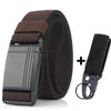 New Elastic Belt For Men Slide Metal Magnetic Buckle Adjustable Male Trousers Belts Military Combat Tactical Belts High Quality