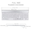 SeenDa 2.4G Wireless Silent Keyboard and Mouse Mini Multimedia Full-size Keyboard Mouse Combo Set For Notebook Laptop Desktop PC - Surprise store
