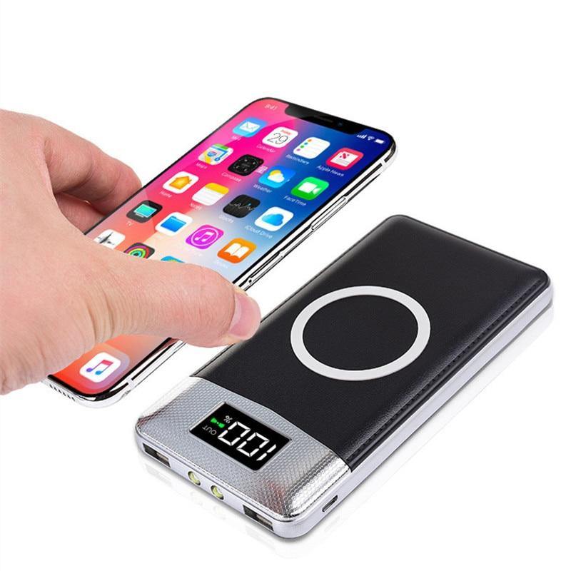 50000mah Power Bank External Battery Bank Built-in Wireless Charger Powerbank Portable QI Wireless Charger For iPhone 8 8plus XS - Surprise store