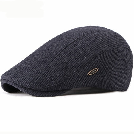 HT2646 Beret Cap New Autumn Winter Hat Caps for Men Women Adjustable Ivy Newsboy Flat Cap High Quality Solid Knitted Hat Berets