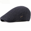 HT2646 Beret Cap New Autumn Winter Hat Caps for Men Women Adjustable Ivy Newsboy Flat Cap High Quality Solid Knitted Hat Berets