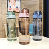 600ml Plastic Sports Water Bottle Cup Creative Portable Leak-proof Student Kids Bottle for WaterOutdoor Sport Camping Space Cup