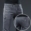 Brand 2020 New Arrivals Jeans Men Quality Casual Male Denim Pants Straight Slim Fit Dark Grey Men's Trousers Yong Man