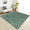 TONGDI BOHO Carpet Anti-skid Modern Elegant Artistic Printing Mat Soft Rug Luxury Decor For Home Parlour LivingRoom Bedroom