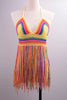 Crochet Hollow Out Tassel Beach Cover Up Sexy Women Mini Tops Beachwear Bikini Swimwear Bathing Suit Cover Up