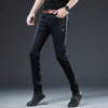 Brand 2020 New Arrivals Jeans Men Quality Casual Male Denim Pants Straight Slim Fit Dark Grey Men's Trousers Yong Man