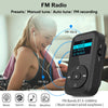 Deelife Running MP3 Play Bluetooth with Sport Clip Armband Radio 8GB HiFi Music MP 3 Players Mini for Sports
