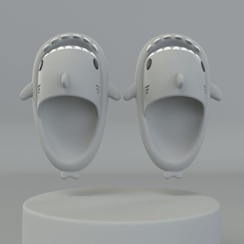 Xiaomi Shark Summer Children's Slippers Rainbow Shoes for Kids Toddler Outdoor EVA Cartoon Print Cute Flat Heels Beach Sandals