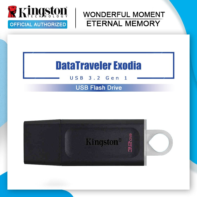 Kingston New pen drive USB 3.2 Gen 1 32GB 64GB DTX Car Portable Cle USB pendrive Disk Stick 128gb 256gb USB3.0 flash drive