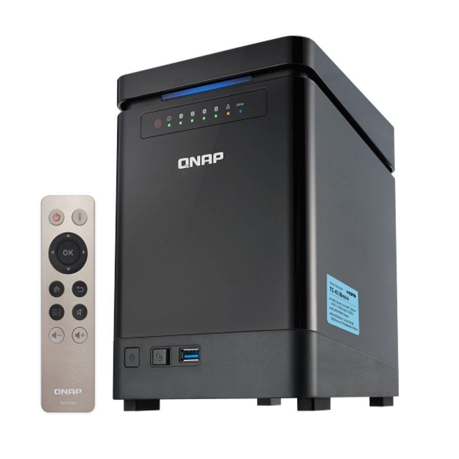 QNAP 4-Bay NAS TS-453Bmini Intel Celeron Apollo Lake J3455 Quad-core CPU, Diskless 8GB RAM, SATA 6Gb/s Storage Server - Surprise store