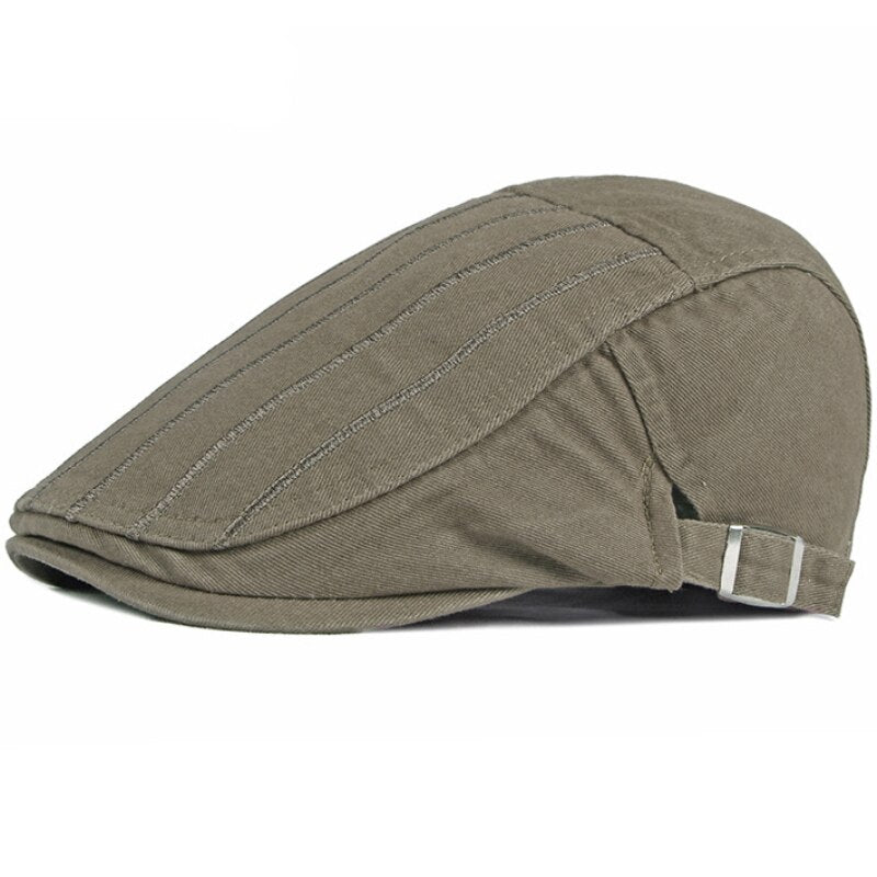 HT3558 Berets Spring Summer Men Women Cap Hat 100% Cotton Adjustable Ivy Newsboy Flat Cap Men Women Beret Hat 2021 New Beret Cap