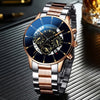 2021 Fashion Men's Quartz Watch Classic Black Wristwatch Steel Belt Luxury Calendar Business Watch Herren Uhren Gifts for Men