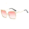 Oversized Square Sun Glasses Ladies 2021 New Luxury Pearl Sunglasses Women Brand Designer Fashion Shades big Square
