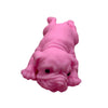 Soft Cute Realistic Silicone Bulldog Soft Animal Stress Relieve Kids Adult Toy Animal dog Toy