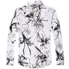 2021 Brand Long Sleeve Men Social Shirt Spring Streetwear Casual Floral Shirts Dress Mens Slim Regular Fit Clothes Fashions 0074