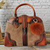 IMYOK New Designer Casual Women Tote Vintage Hand Bags Soft Leather Laides Shoulder Bag High Quality Sac a Main Femme