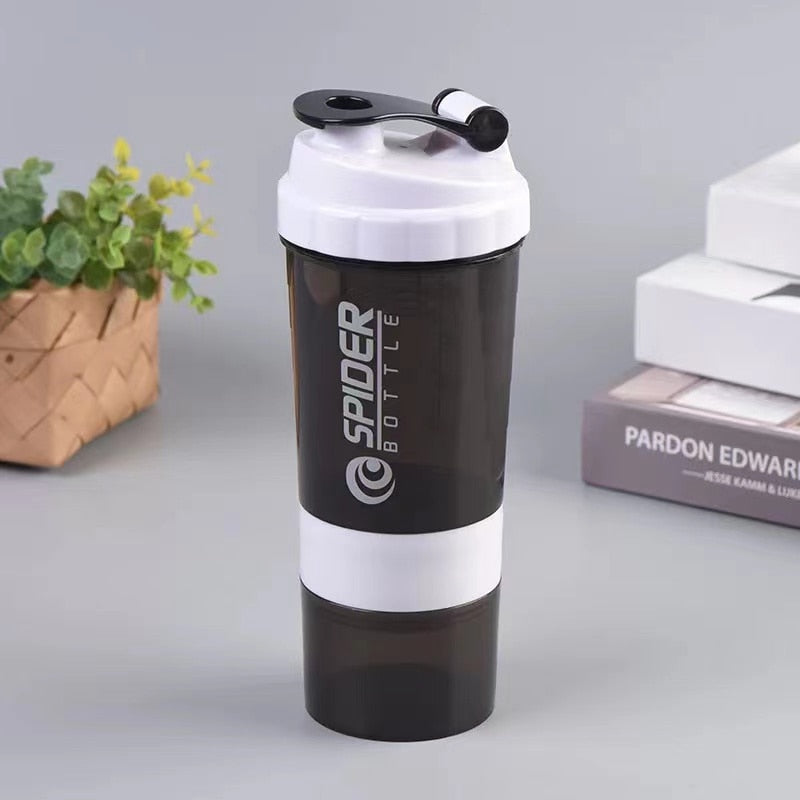 500ml Plastic Shaker Bottle protein Sport Gym Protein Powder Shaker Mixer Cup Bottle Sports Water Bottle Drinkware BPA FREE