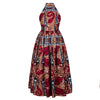 MD Plus Size Sleeveless Dress 2021 New African Clothes Ankara Dashiki Print Dress Fashion Party Dresses for Women Robe Africaine