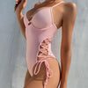 2021 Sexy Solid One Piece Swimsuit Women Swimwear Bodysuit Swimsuit Female Monokini High Waist Bathing Suits Beach Wear #T4G - Surprise store