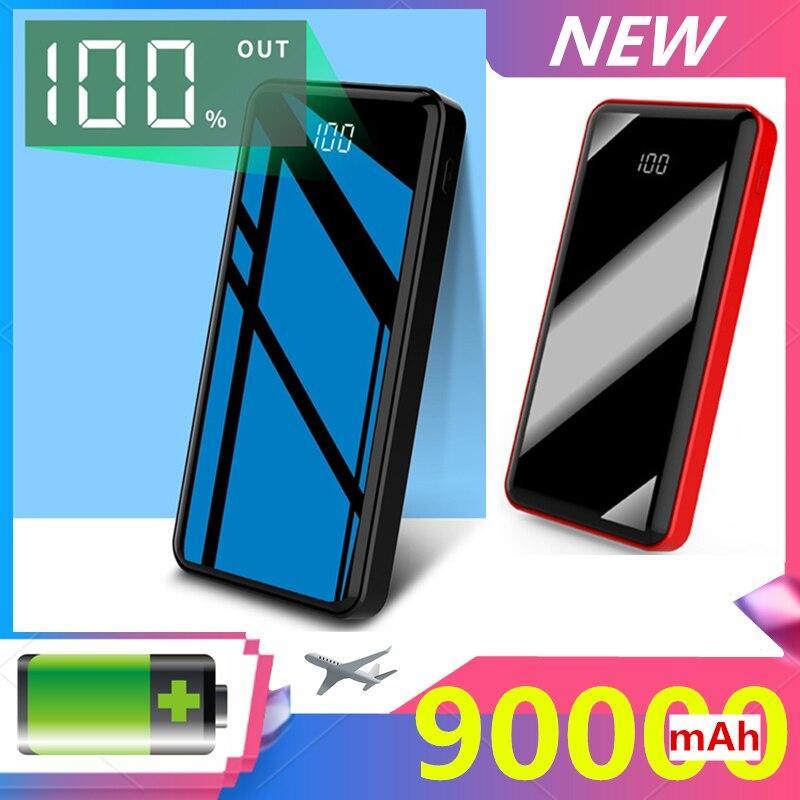 90000 mAh High Capacity Power Bank Mobile Phone Fast Charger Portable Travel Powerbank for Xiaomi Samsung IPhone Poverbank - Surprise store