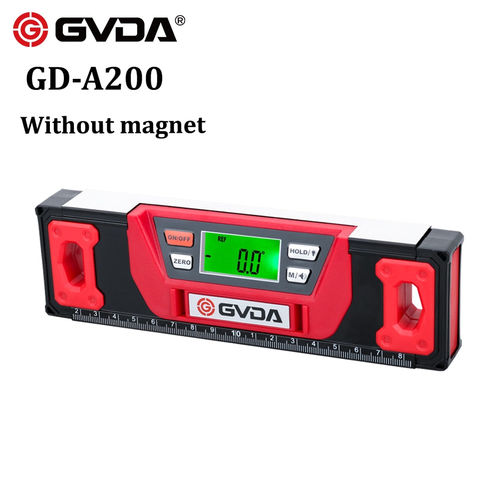 GVDA Digital Spirit level Bubble Magnetic Electric Level 360 degree Angle Finder Protractor Inclinometer Horizontal Scale Ruler
