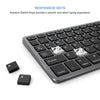Zienstar Standard Full-Size Wireless Bluetooth Keyboard for Ipad,MACBOOK,LAPTOP,Computer and Android Tablet,Rechargeable Battery - Surprise store