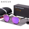 BARCUR Fashion Polarized Women Sunglasses Round Sun Glass Ladies Lunette De Soleil Femme