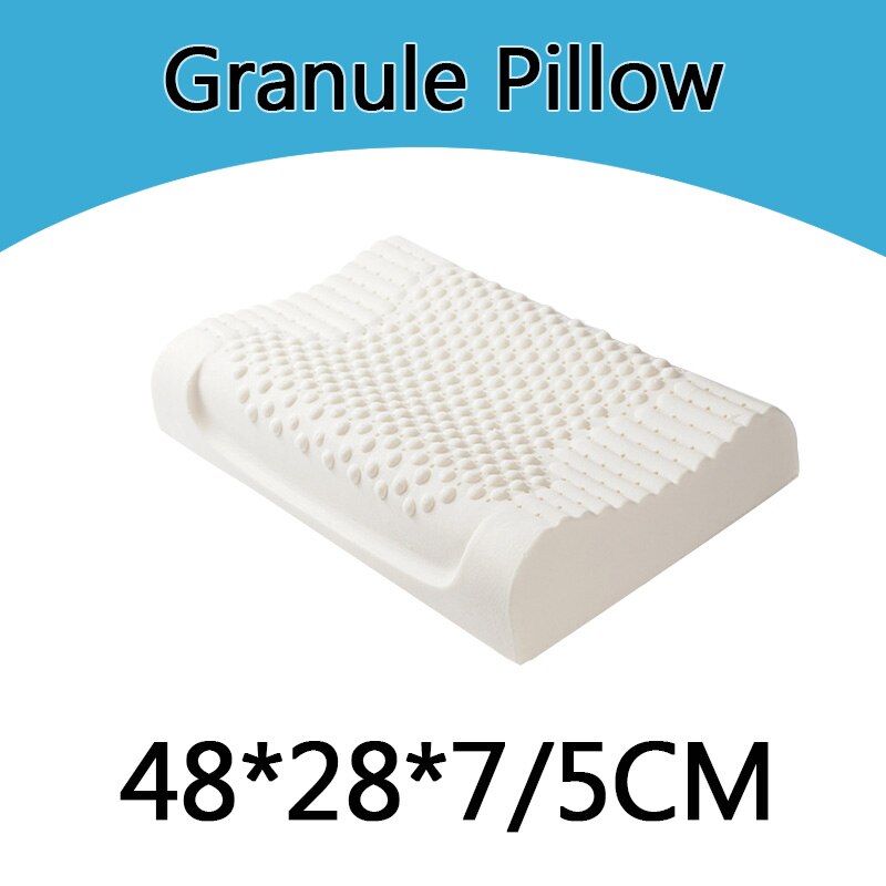 Thailand Natural Latex Orthopedic Massage Pillow Neck Cervical Spine Protected Remedial Big Vertebrae Pillow