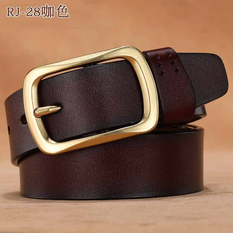Men Belt Genuine Leather Luxury High Quality Plus Large Size 130 140 150cm Business Pin Buckle Belt Men's Jeans Accessories Man