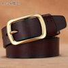 Men Belt Genuine Leather Luxury High Quality Plus Large Size 130 140 150cm Business Pin Buckle Belt Men's Jeans Accessories Man