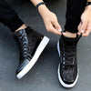 Women Shoes Gold Sneakers Shining Fashion Trainers Women Shoes Casual Lace-Up Tenis Feminino Zapatos De Mujer Womens Sneakers - Surprise store