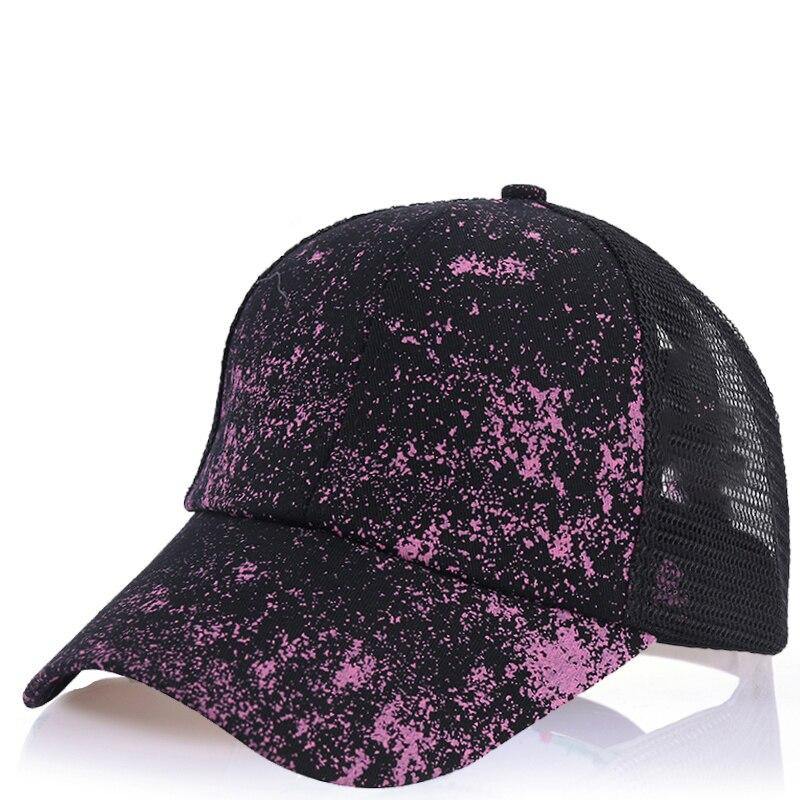 2021 Ponytail Women's Baseball Cap Women Snapback Mesh Trucker Caps Female Summer Bone Black Adjustable Hip Hop Hats Cap - Surprise store