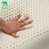 Natural-Latex Pillow Orthopedic Cervical Massage Bed Pillow Release Pressure Sleeping Pillows for Bedroom with Pillowcase