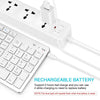 Zienstar Spanish Wireless Bluetooth Keyboard for Ipad,MACBOOK,LAPTOP,Computer and Android Tablet ,Rechargeable Lithium Battery - Surprise store