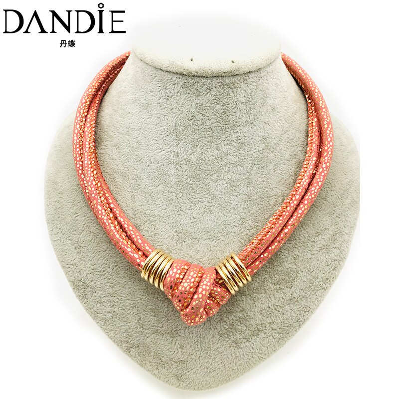 Dandie Fashionable cotton rope necklace, simple female accessories