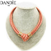 Dandie Fashionable cotton rope necklace, simple female accessories