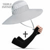 New Summer Sun Hat For Man Outdoor Quick-drying Sun-proof Men's Panama Hat Fishing Breathable Male Large Wide Brim Bucket Hats