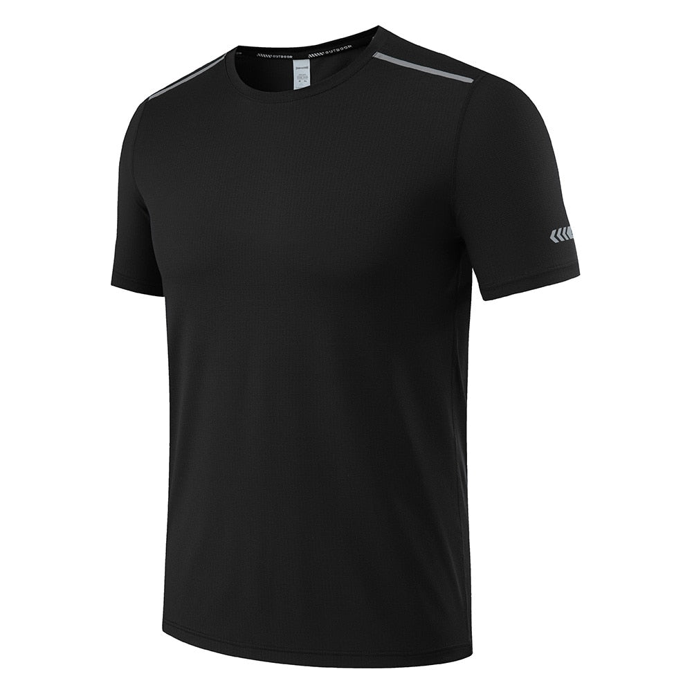 Quick-Dry Men's T-Shirt Compression Short Sleeve T-Shirts Running T Shirt Fitness Football Shirt Gym Clothing Leisure Sport Tops