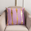 2021 Fashion Striped Pillowcase Festival Home Bronzing Sofa Cushion Cover 45x45cm Car Soft Fabric Lumbar Pillow Cases Decorative