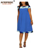 2019 african Autumn women dress AFRIPRIDE private custom long sailor collar midi dress super batik cotton plus size A722586 - Surprise store