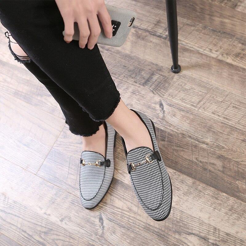 2019 new men's shoes Doudou shoes men's driving shoes a pedal tide shoes men - Surprise store