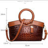 Women Luxury Handbags Women Bags Designer Crossbody Bags Female Crocodile Leather Handbag Ladies Shoulder Bag Tote Retro Handbag